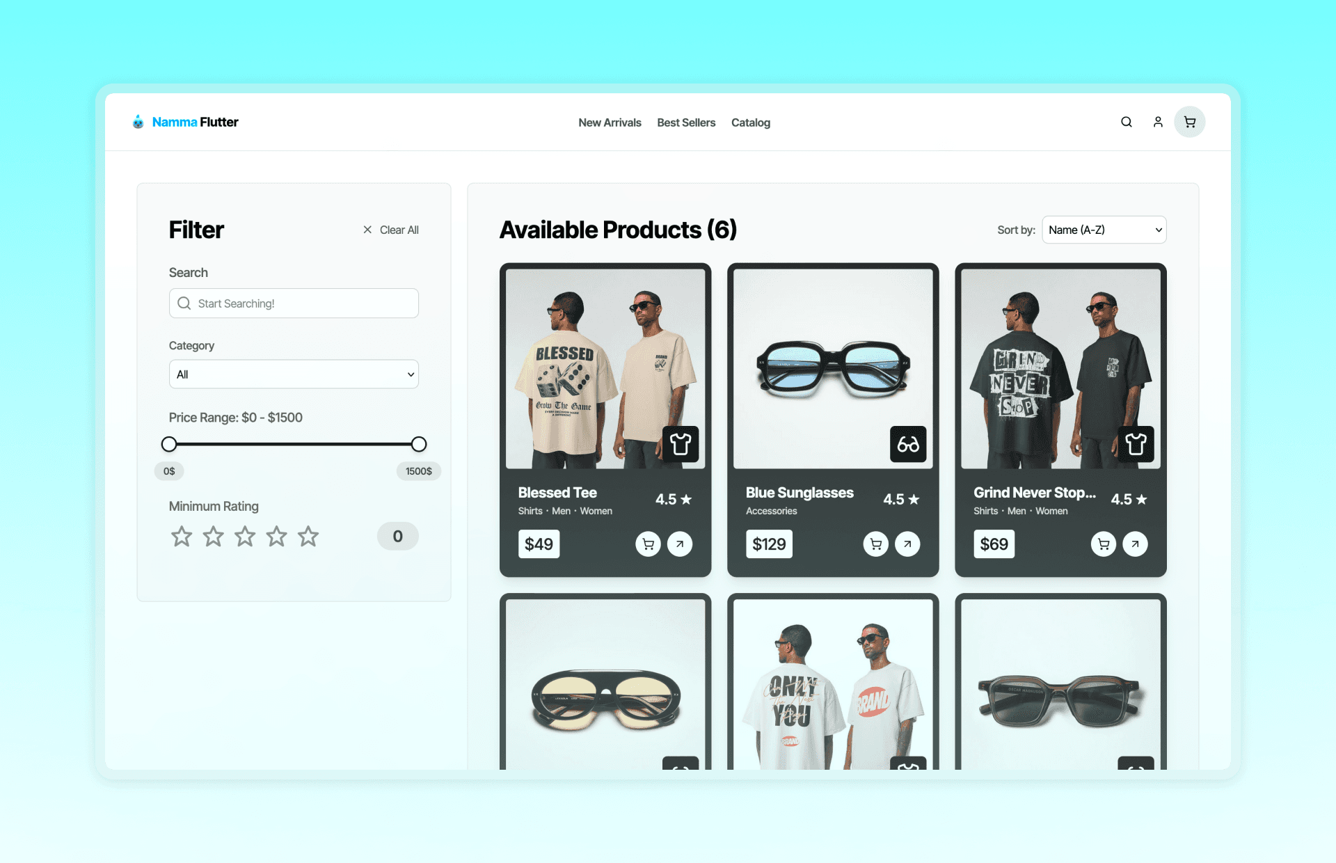 NM Store Catalog Section