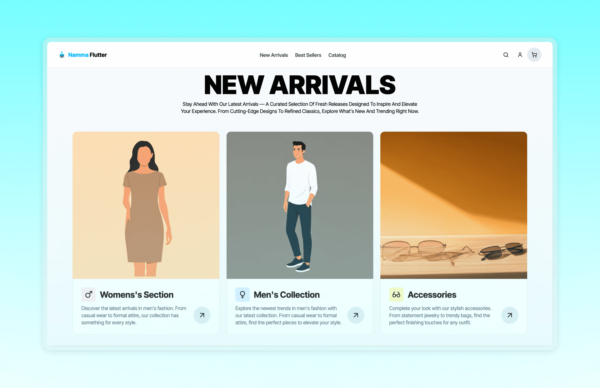 NM Store New Arrivals Section