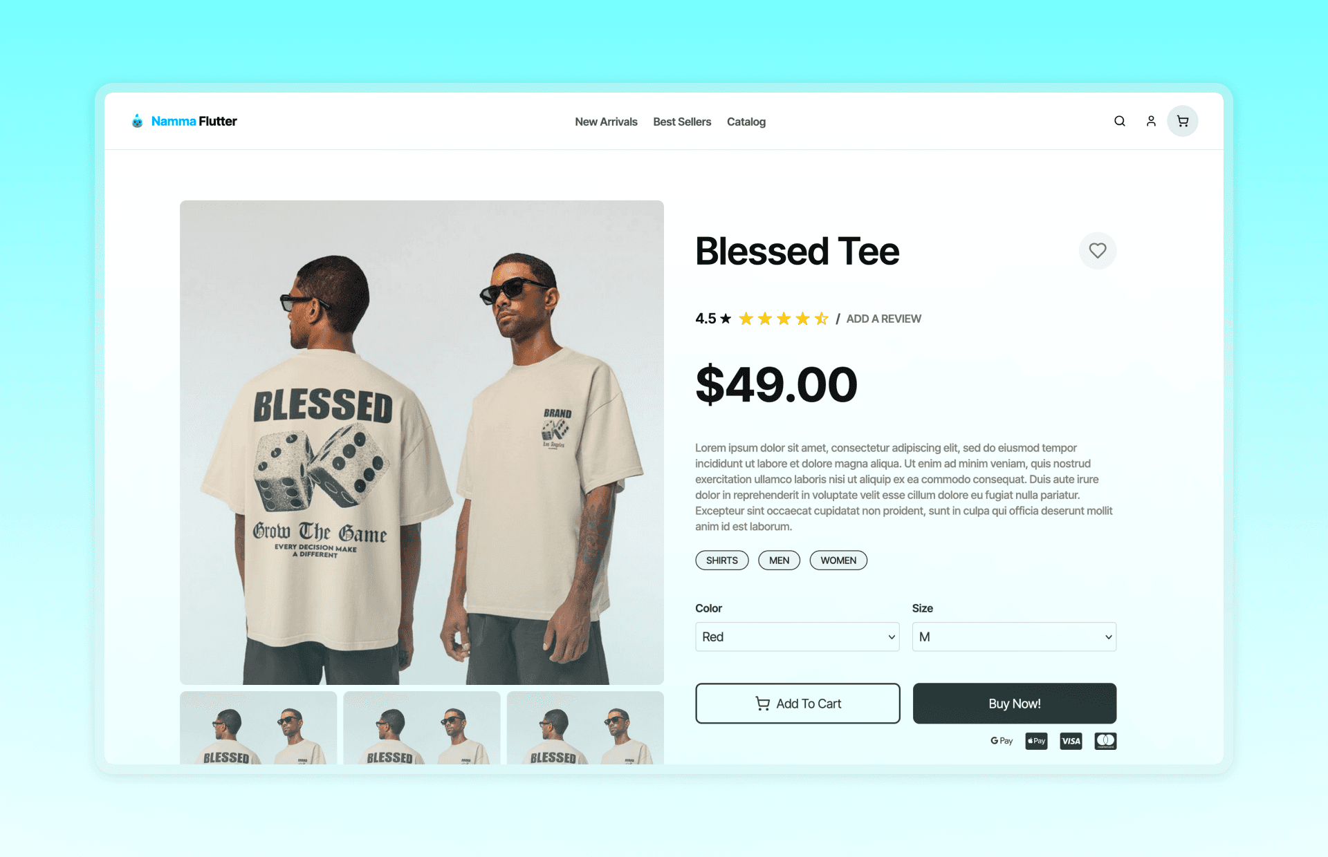 NM Store Product Details