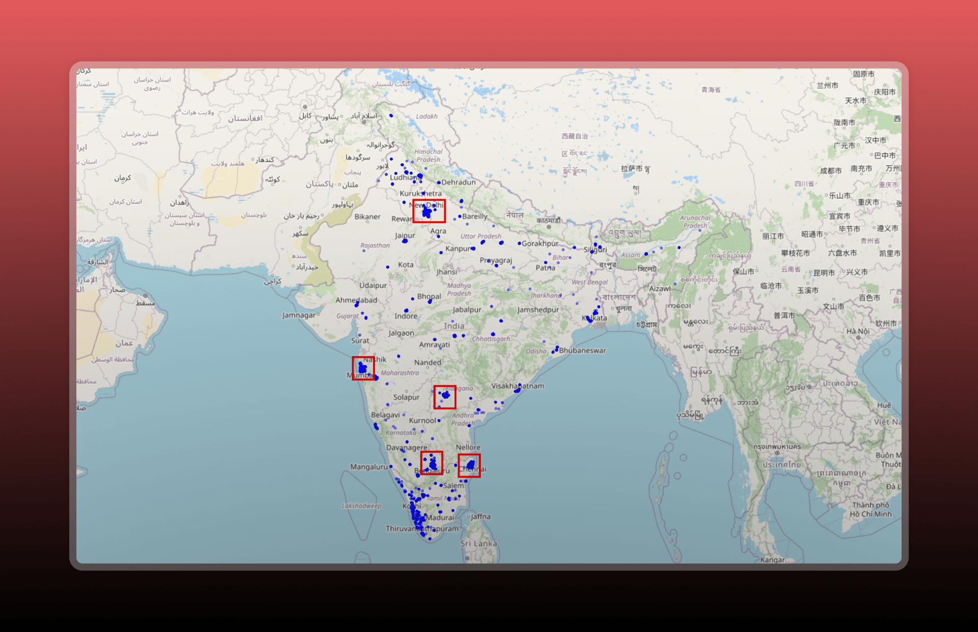 Interactive Scatterplot Map